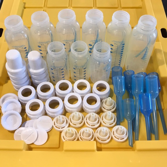 Dr Brown’s Other - Dr Brown’s Bottle Lot: 9 Bottles & Attachments